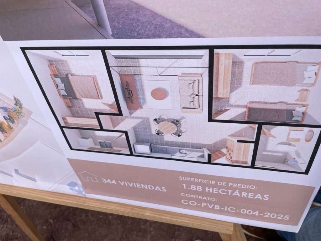 Así se ve el avance de la construcción de las acciones de Vivienda para el Bienestar en fraccionamiento Nuevo Horizonte en Los Mochis