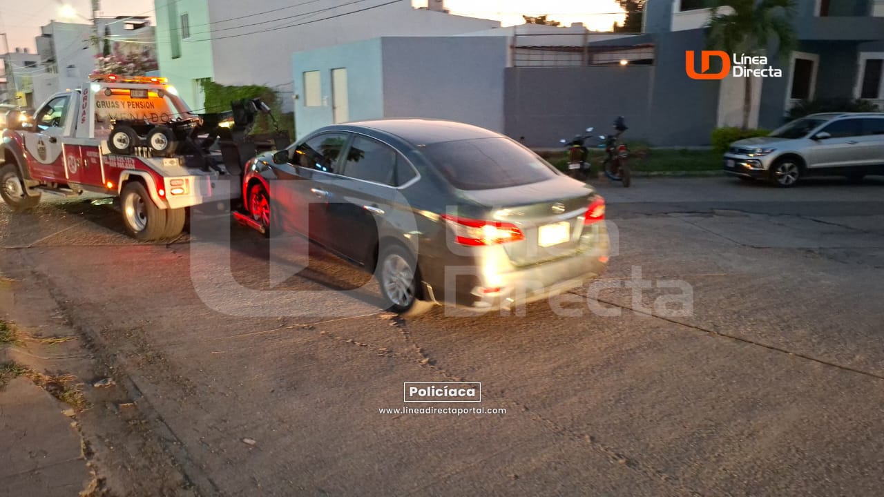 Auto asegurado desaparecidas Mazatlán