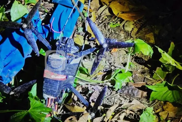 Cae dron con explosivo en Veracruz; estuvo a punto de impactar a jornaleros