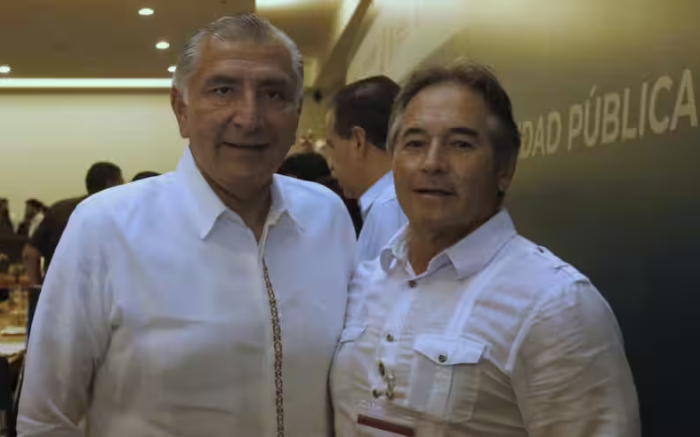 Adán Augusto y Hernán Bermúdez Requena
