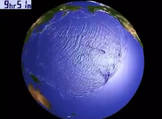 Simulador revela cómo impactaría un tsunami global tras sismo en Rusia