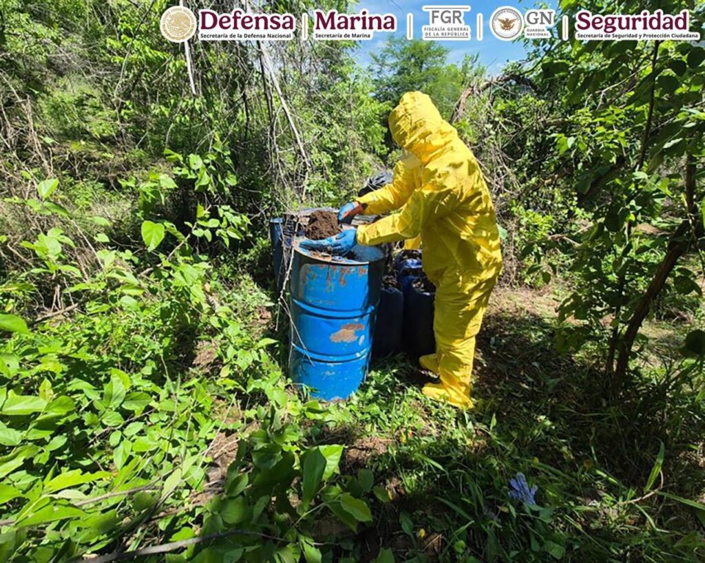 Dejan de producirse 200 kilos de crystal al asegurar áreas de concentración de químicos en Culiacán