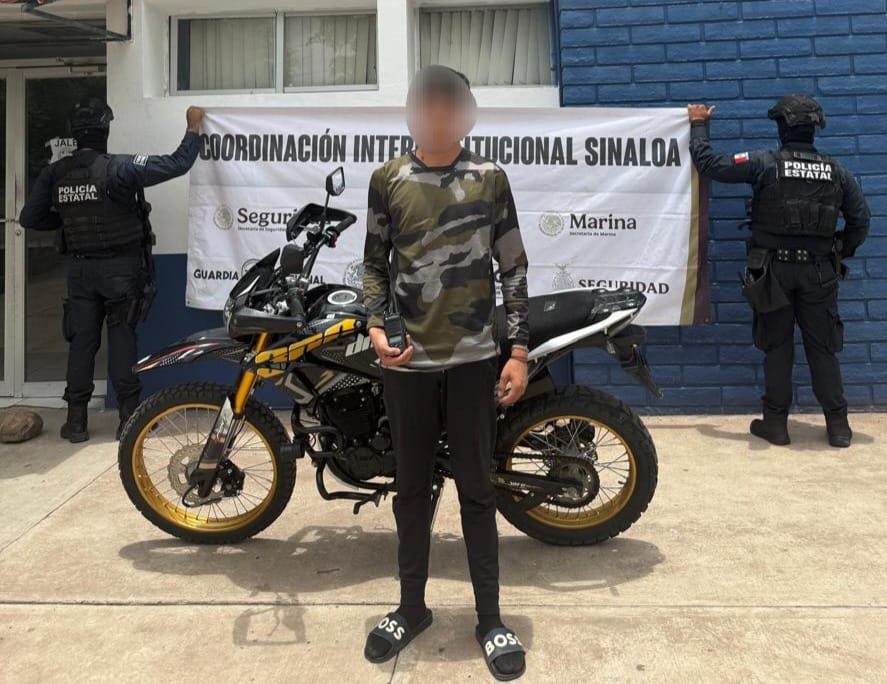 Detienen en Culiacán a joven de 18 años por presunto 