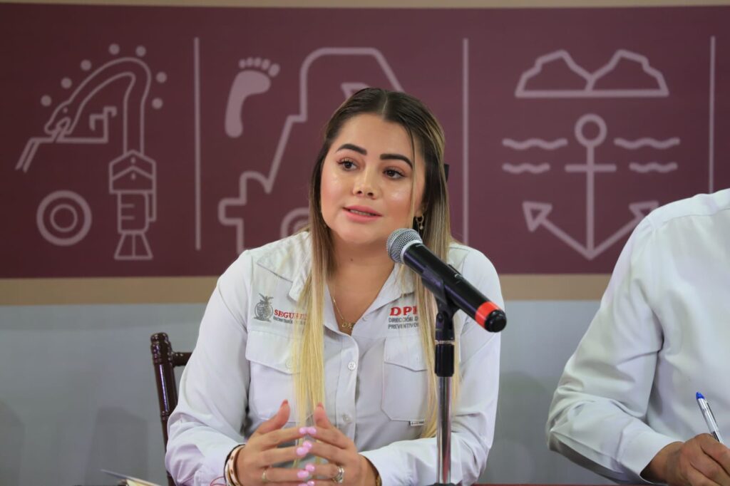 Directora de Programas Preventivos del Gobierno del Estado, María Guadalupe Cázarez Gallegos