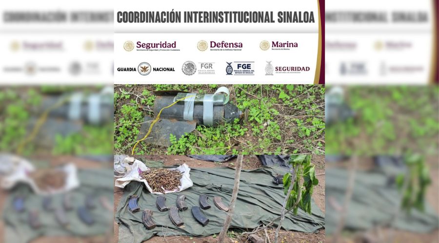 Marina explosivos improvisados en Escuinapa.
