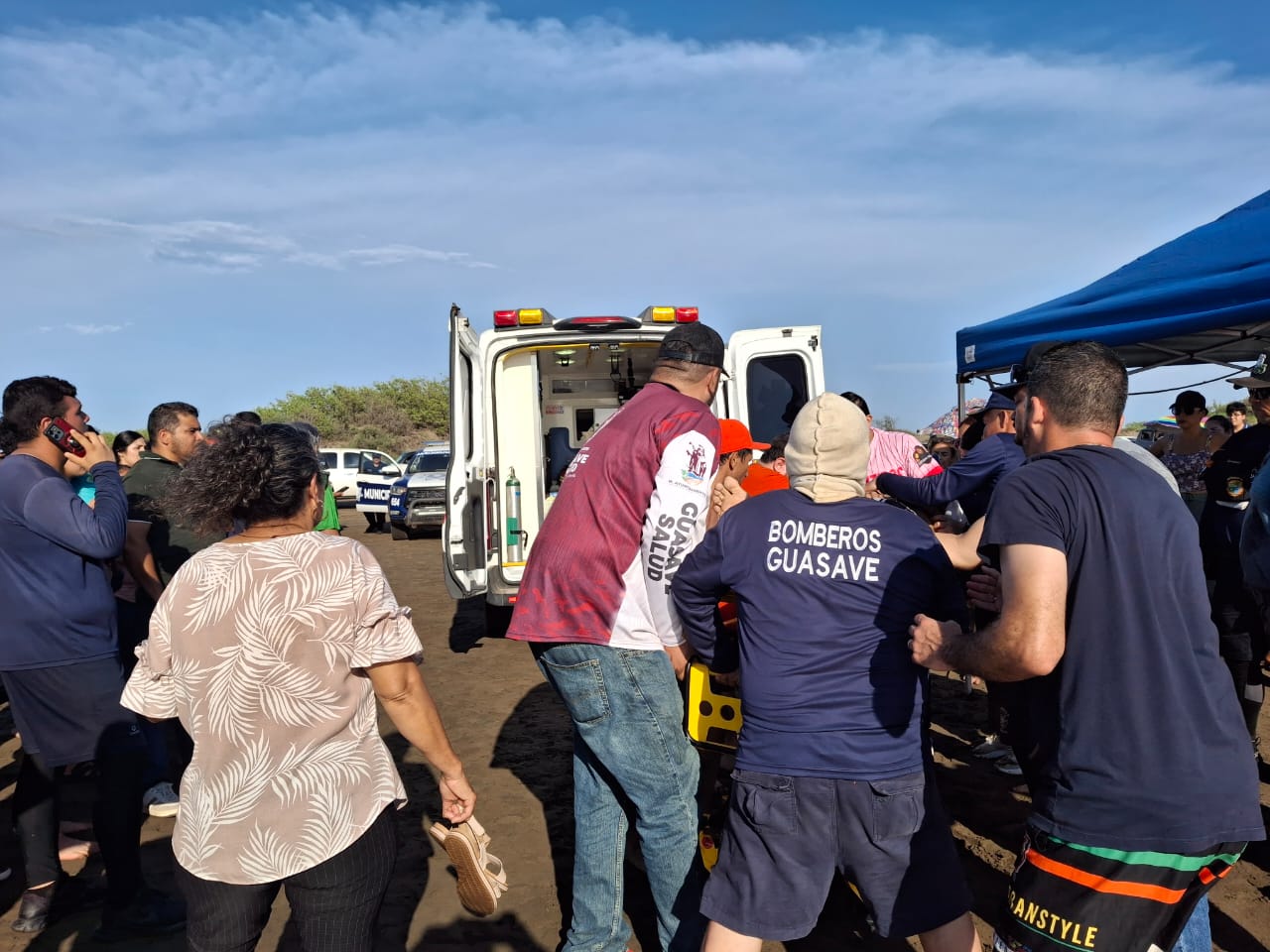 Fallece bañista que fue golpeado por moto acuática en playa La Ensenadita, Guasave