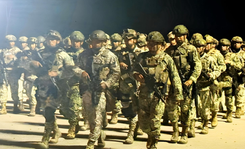 Elementos de Fuerzas Especiales del Ejército Mexicano 