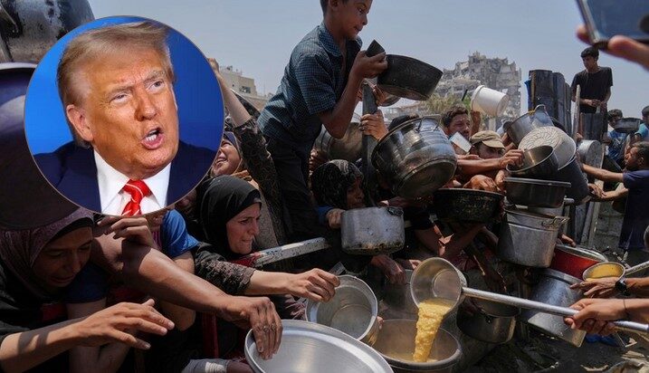 Donald Trump reconoce crisis de hambruna en Gaza: 