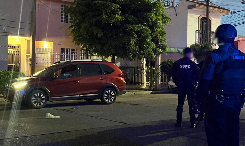 Elementos de seguridad resguardan la zona del homicidio