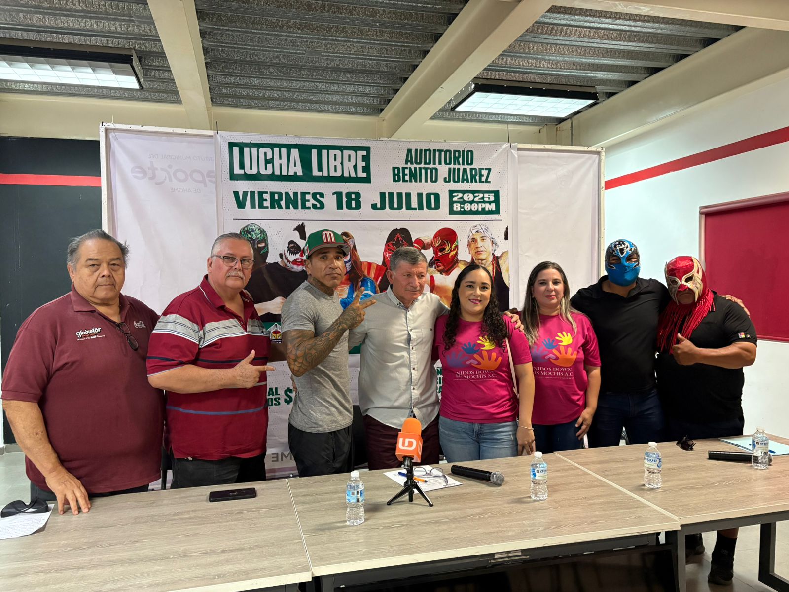 Realizarán función de lucha libre profesional en beneficio de Unidos Down Los Mochis