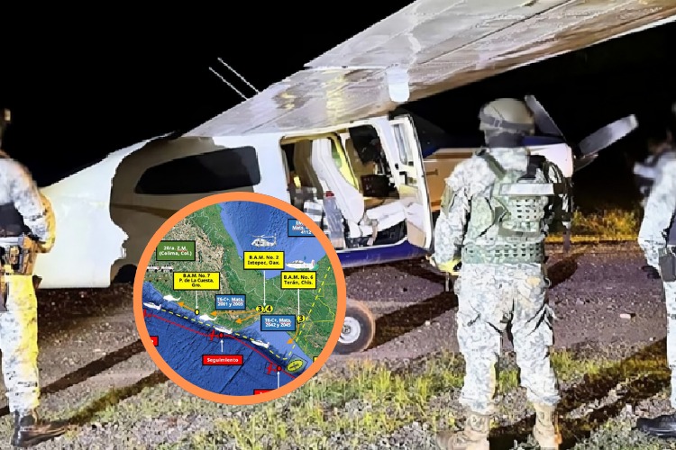¿Salió de Costa Rica o de El Salvador? Esta es la ruta que siguió el “narcovuelo” que piloteó un guasavense
