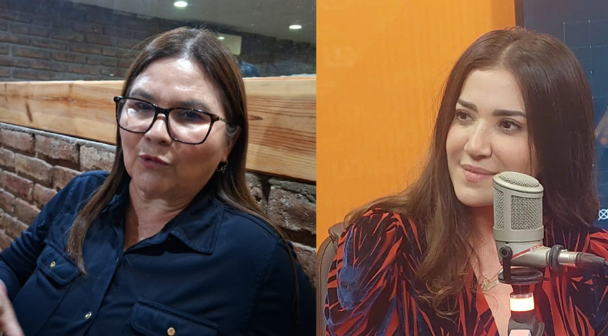 Senadora Imelda Castro y Paloma Sánchez