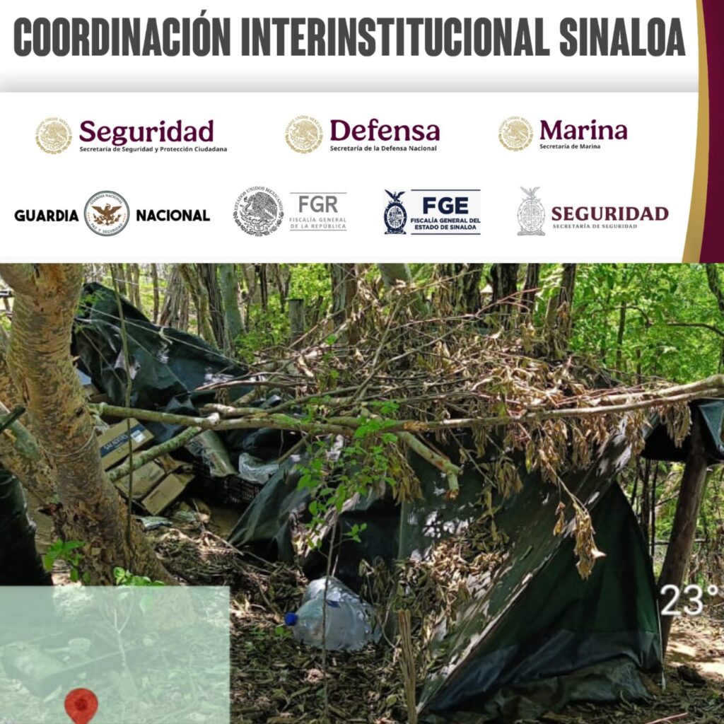 Inhabilitan campamento del crimen organizado en San Ignacio