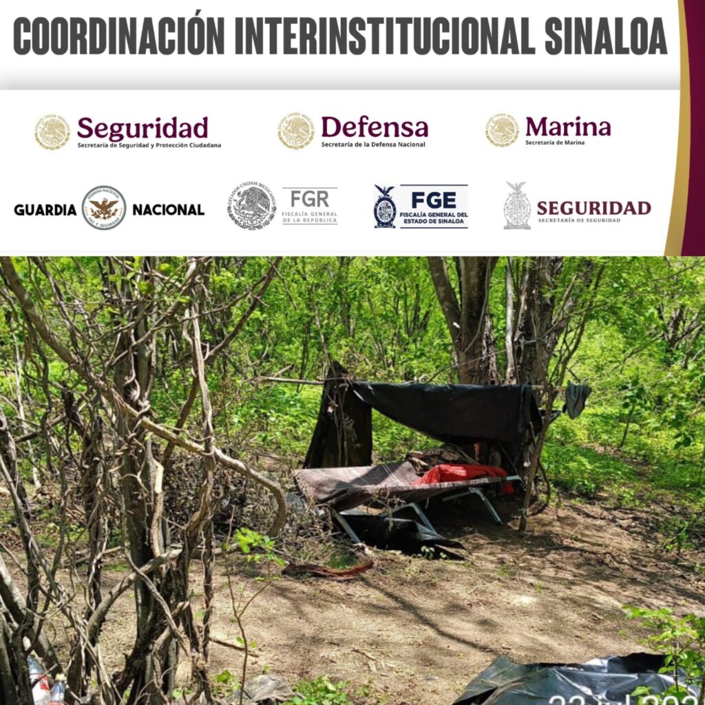 Inhabilitan campamento del crimen organizado en San Ignacio
