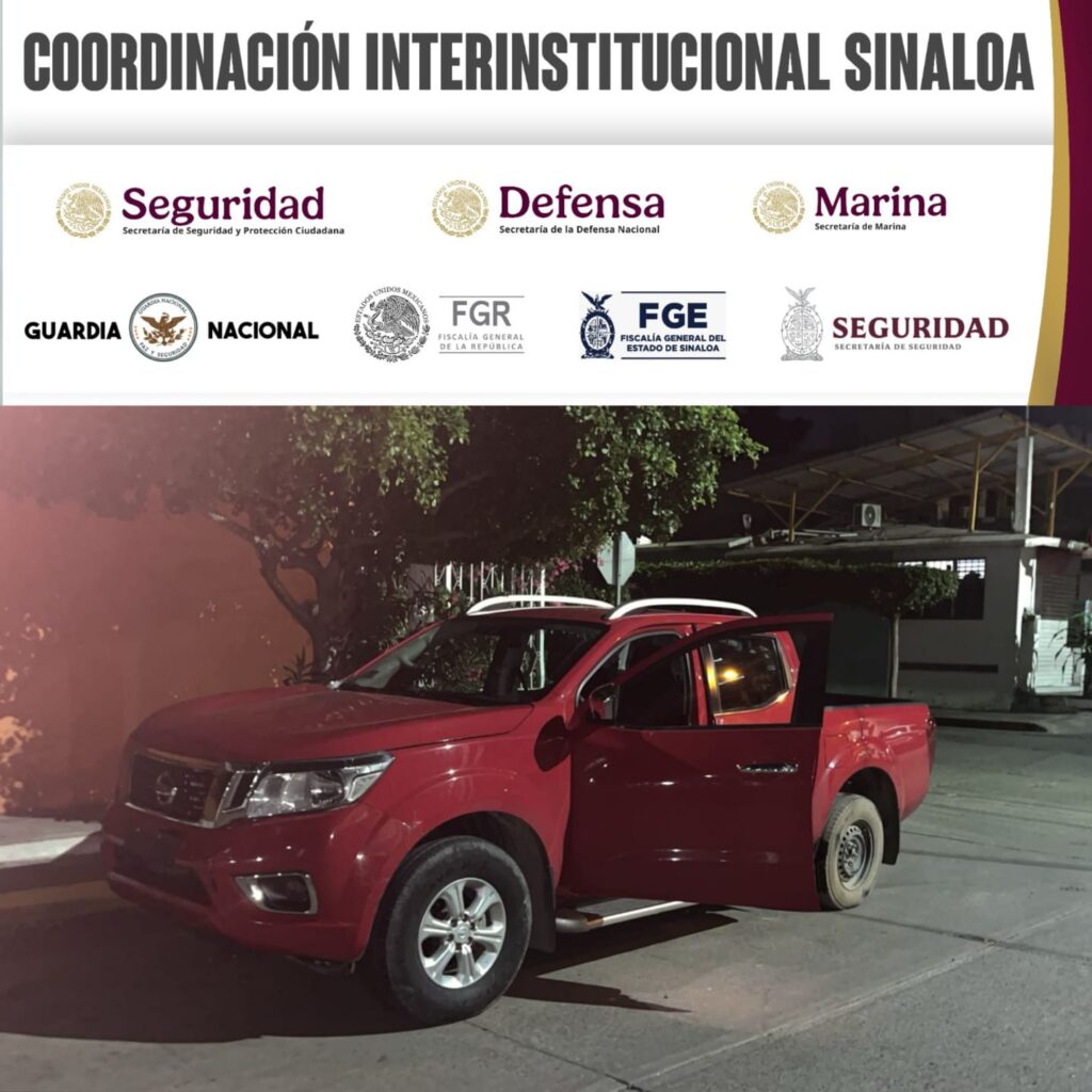 Intentan evadir a autoridades, pierden el control del auto y detienen a dos con un arma en Culiacán