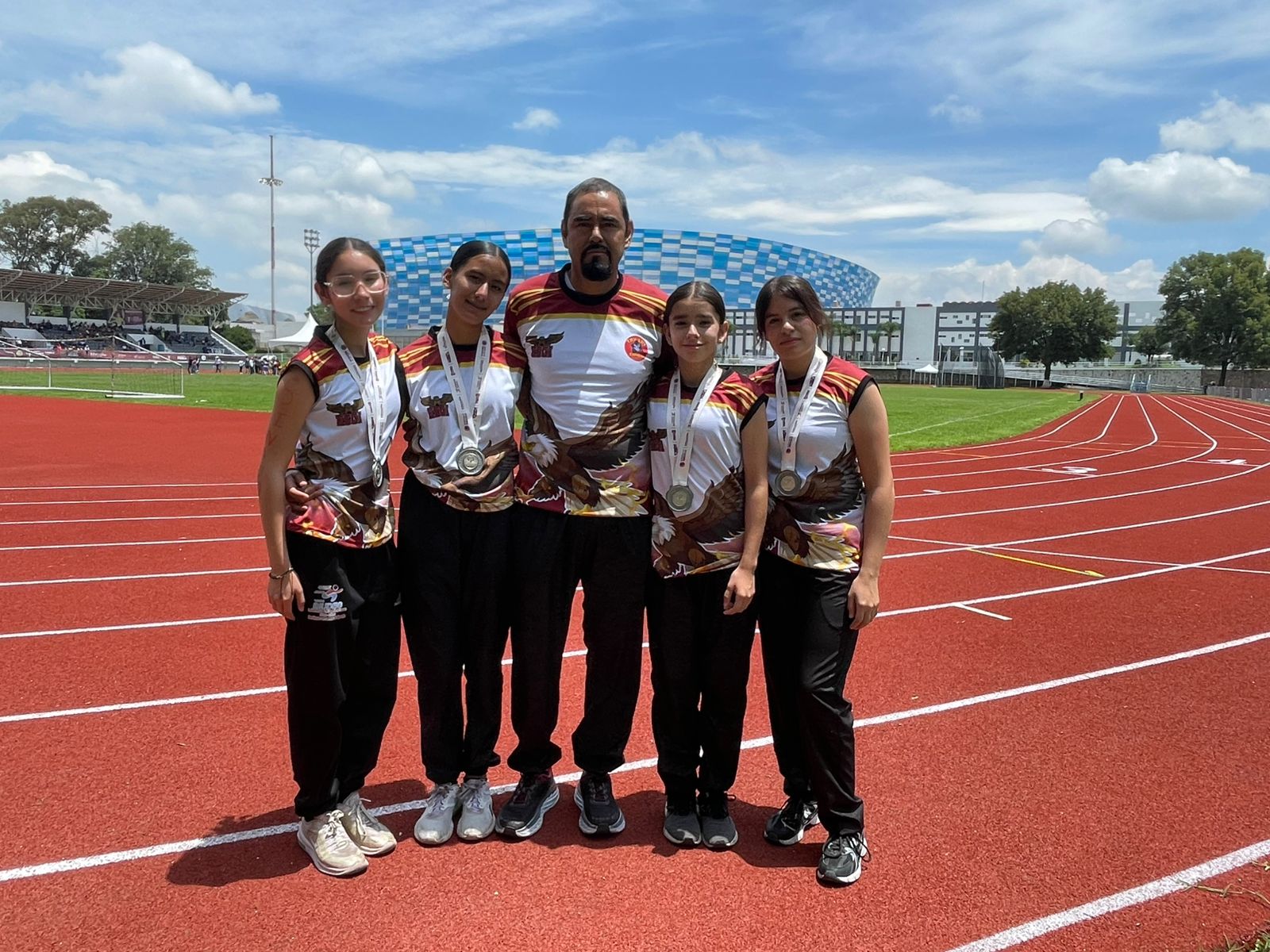 Las guasavenses sumaron presea de plata en los Juegos Deportivos Nacionales tras conquistar podio en la prueba de relevos 4x100
