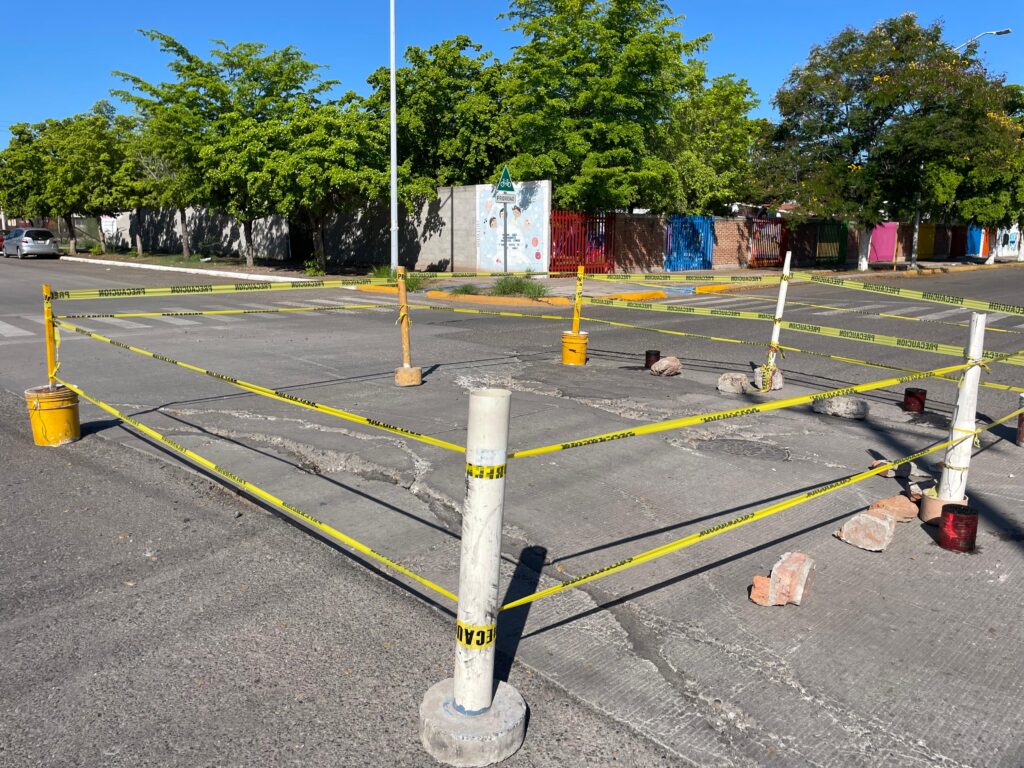 La losa de concretó se levantó por circunstancias extrañas