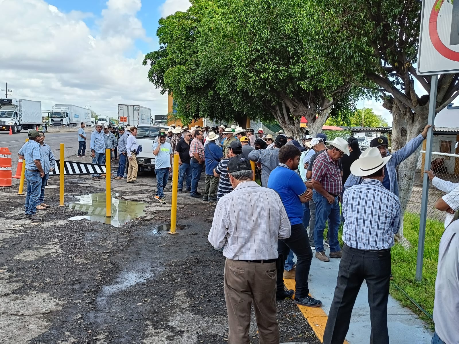 Maiceros se manifiestan
