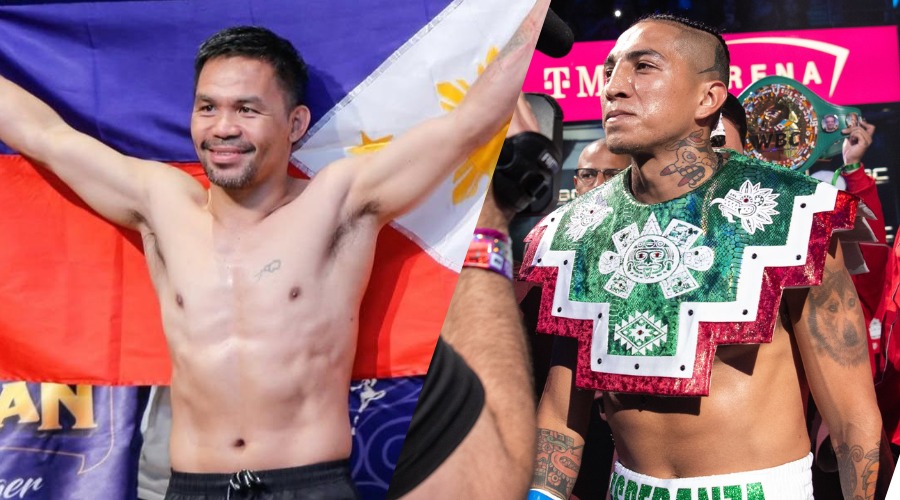 Manny Pacquiao y Mario Barrios
