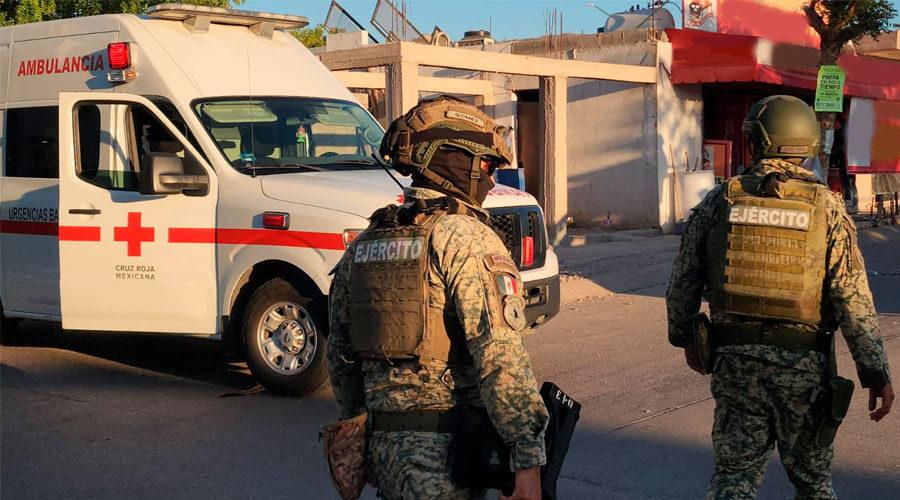 Ejército Mexicano y Cruz Roja en Culiacán