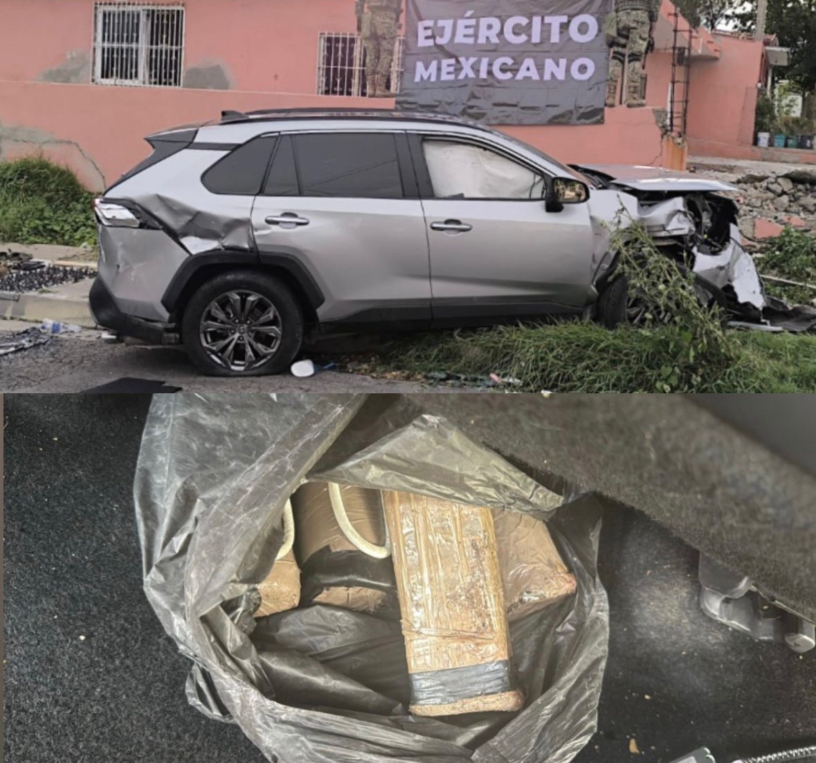 Evitaron un retén y terminaron chocando