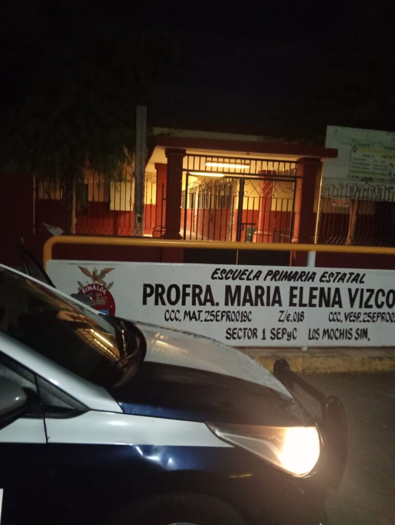 Policía Municipal implementa operativo para vigilar escuelas durante vacaciones en Ahome