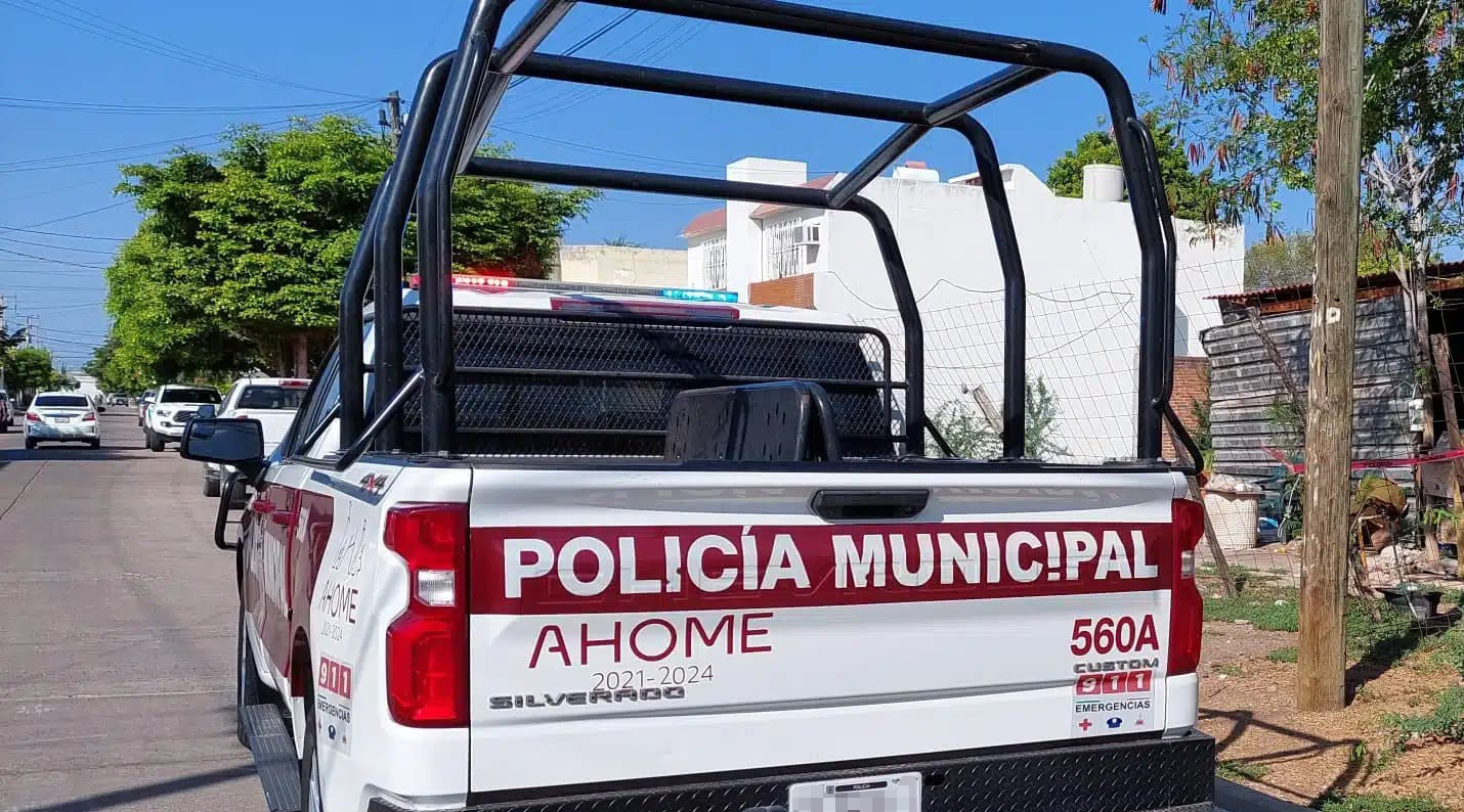 Patrulla de la Policía Municipal de Ahome