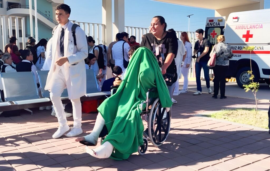 Personal médico apoyó en conato de incendio en el Hospital General de Culiacán
