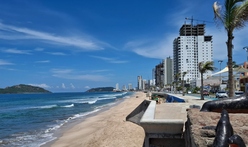 Zona de playa en Mazatlán
