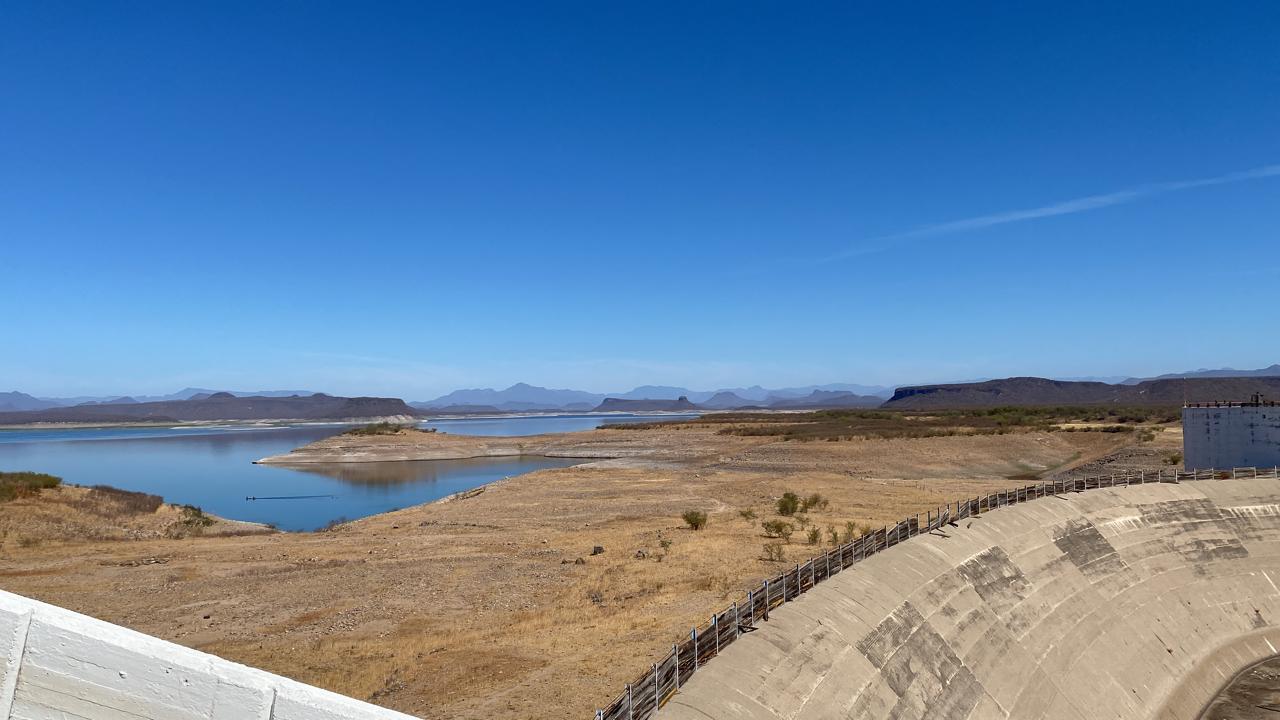 Presa del norte de Sinaloa