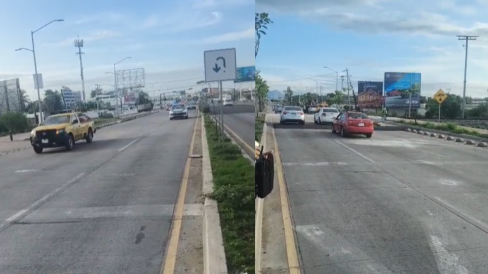 Reabren la circulación en el cruce del bulevar Rolando Arjona y Villas del Río en Culiacán