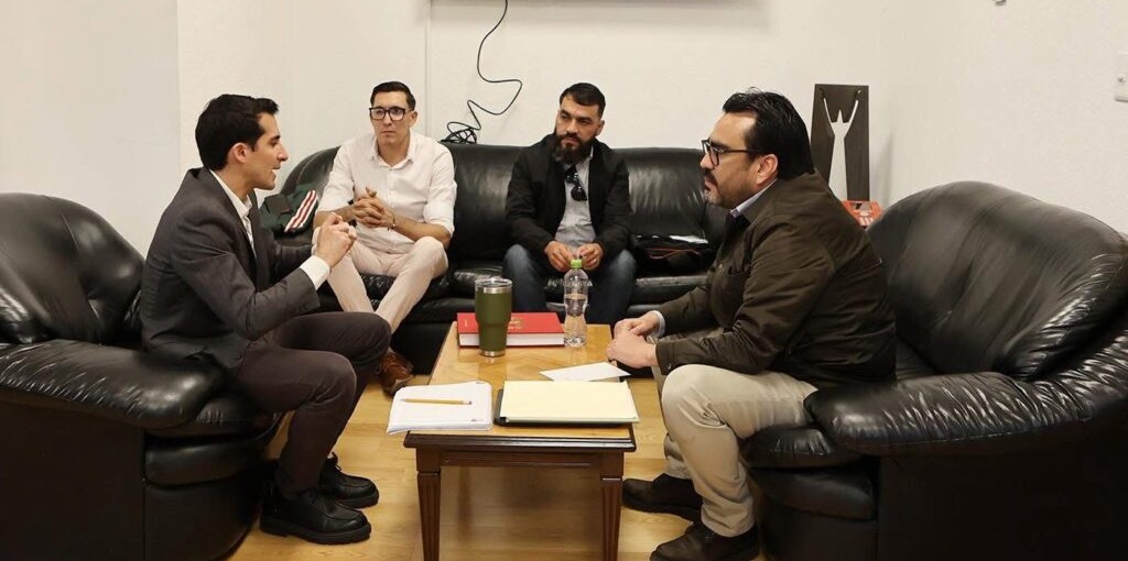 Rommel Pacheco en reunión con el Presidente Municipal de Culiacán y comitiva del IMDEC