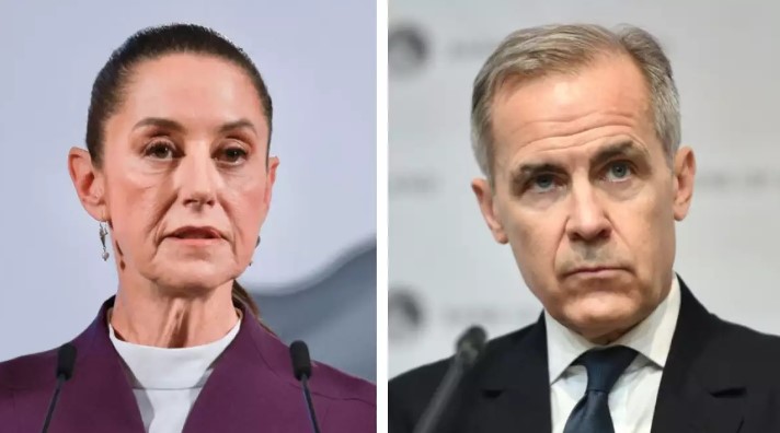 Sheinbaum y Mark Carney conversan para reforzar la relación México-Canadá tras la Cumbre del G7