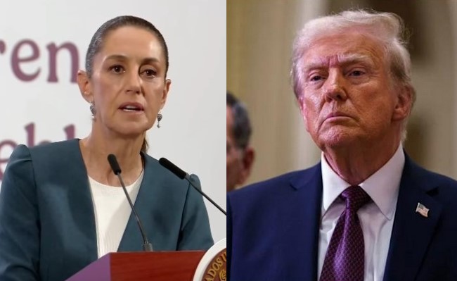 Claudia Sheinbaum y Donald Trump