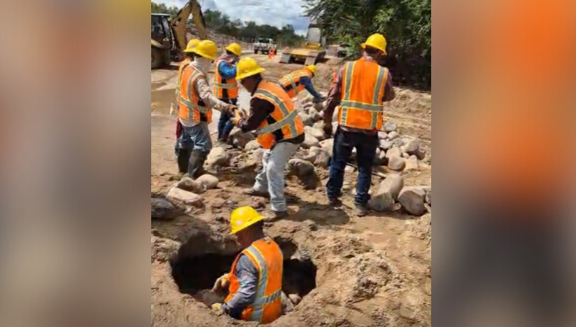 Reparación de Socavón en Mocorito