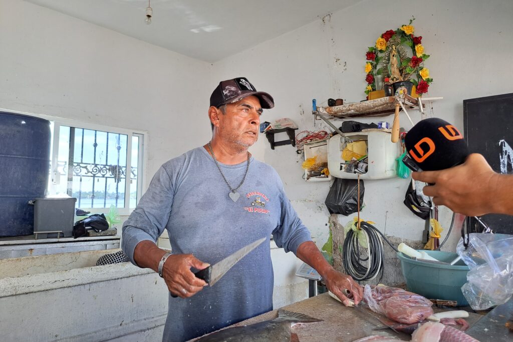 Solo en fines de semana registran buenas ventas de pescado en embarcadero a la Isla de la Piedra