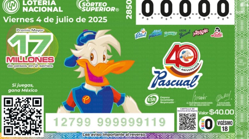 ¿Cómo quedó el Sorteo Superior 2850? Checa aquí los ganadores de la Lotería Nacional