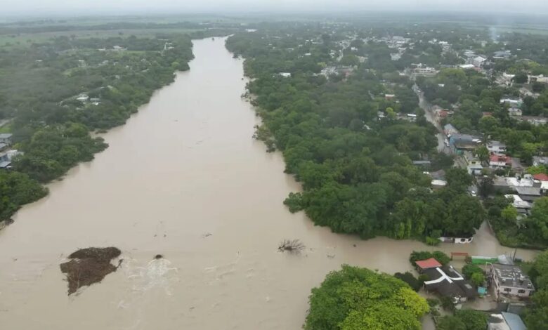 Sur de Tamaulipas en vigilancia por riesgo de desbordamientos; emiten alerta máxima
