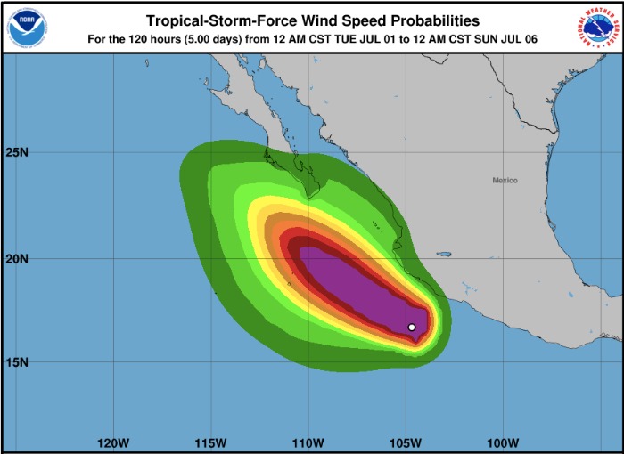 Tormenta tropical “Flossie”