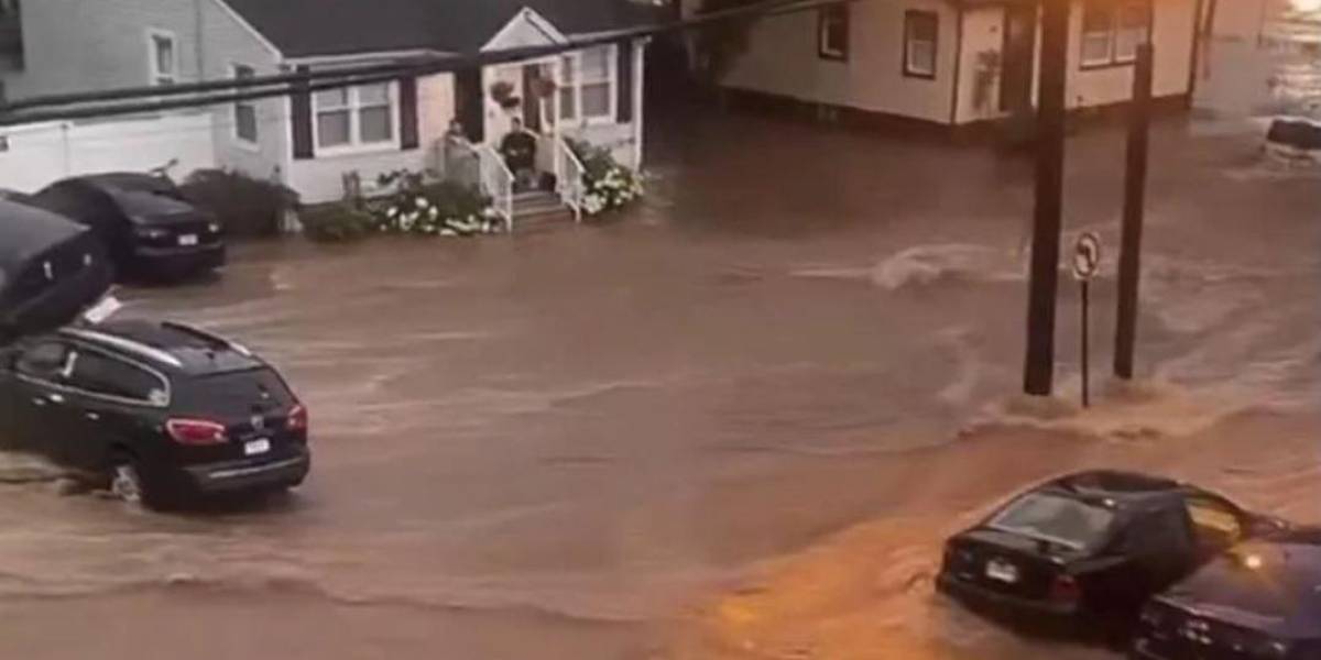 Tormentas paralizan el noreste de EU; miles sin luz, calles anegadas y aeropuertos cerrados