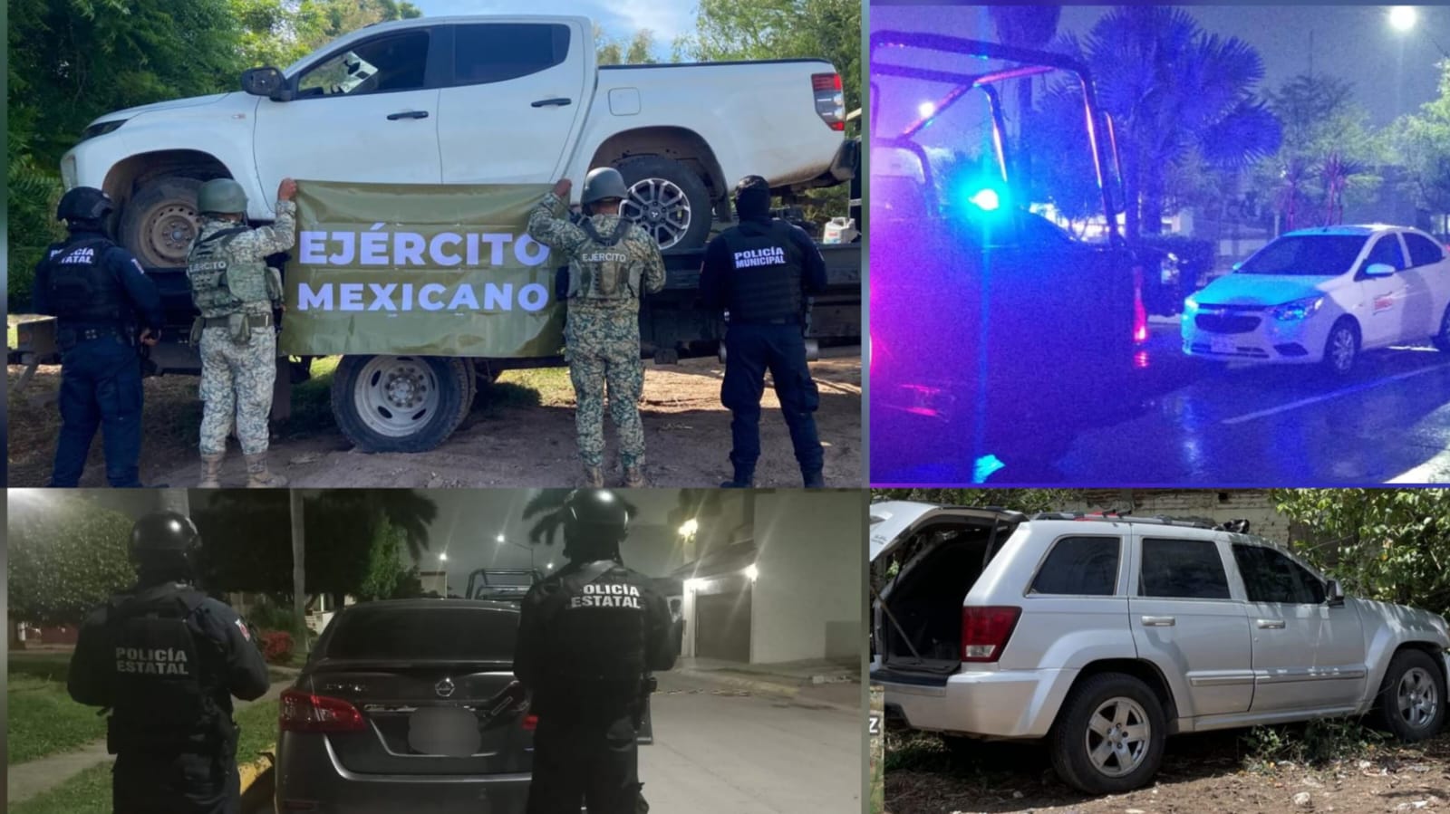 Vehículos con reporte de robo recuperados en Culiacán y Navolato