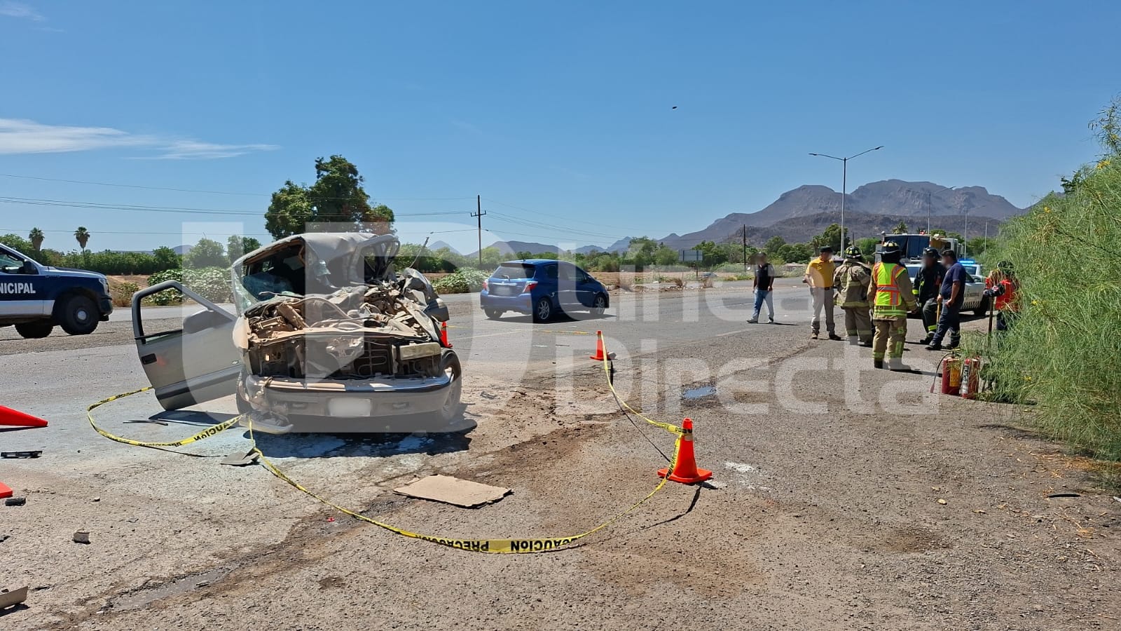 Aparatoso accidente en la México 15 deja lesionados a 2 jóvenes.