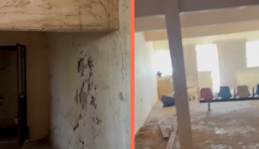 Condiciones actuales del auditorio de la Asociación Ganadera de Guasave