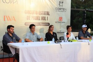 Conferencia de prensa del circuito estatal de Padel Vol I.
