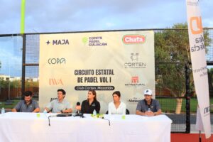 Conferencia de prensa del circuito estatal de Padel Vol I.