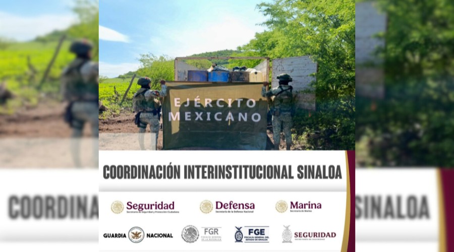 Esto fue lo decomisado tras enfrentamiento en Culiacán.