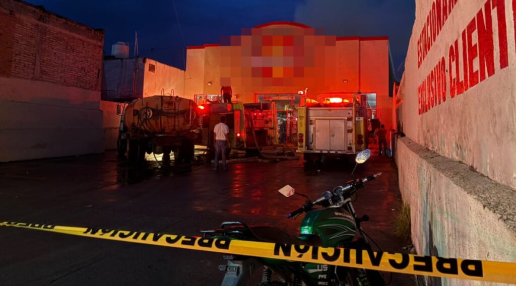Incendio en local comercial