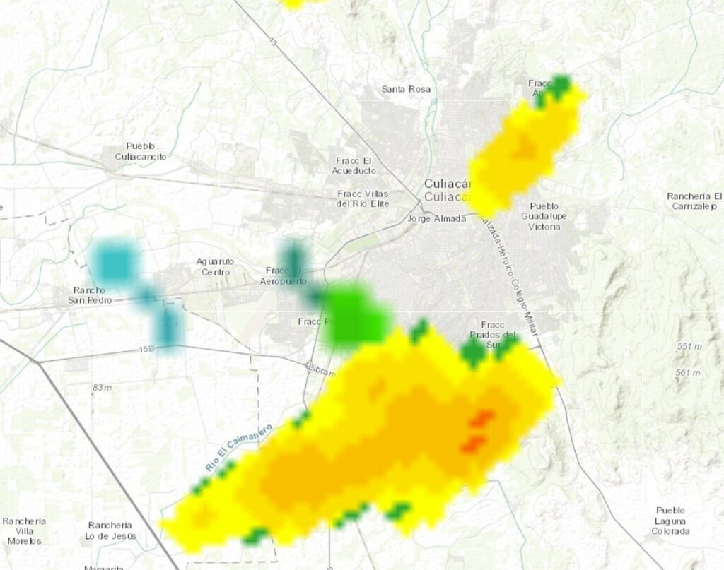lluvia en Culiacán