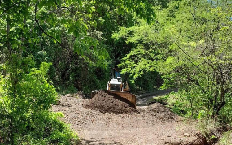 Zona con terreno irregular
