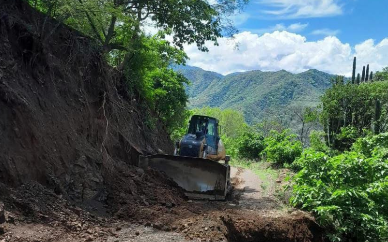 Zona con terreno irregular